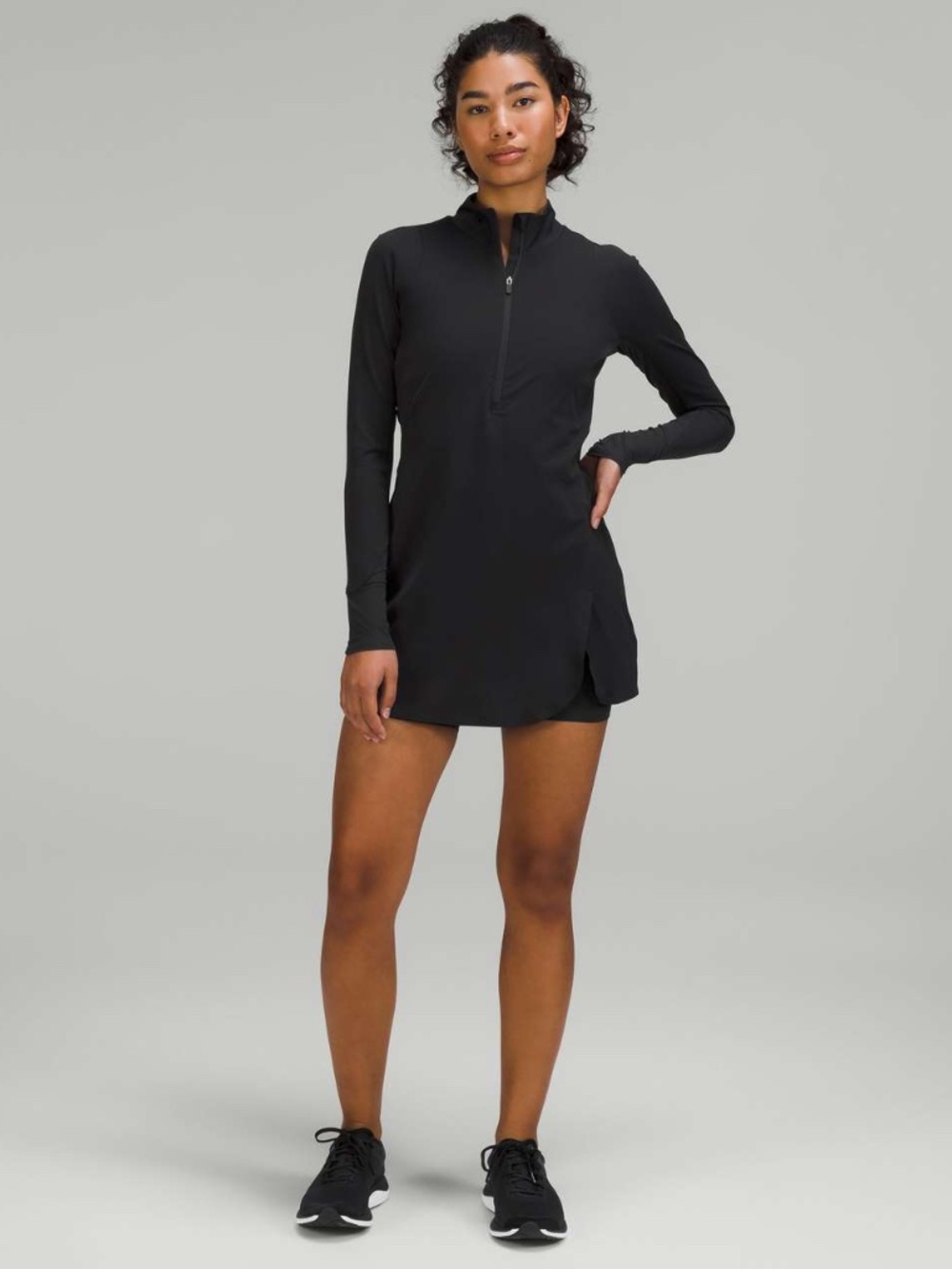 EUC Lululemon Nulux Long-Sleeve Tennis Dress sz 8